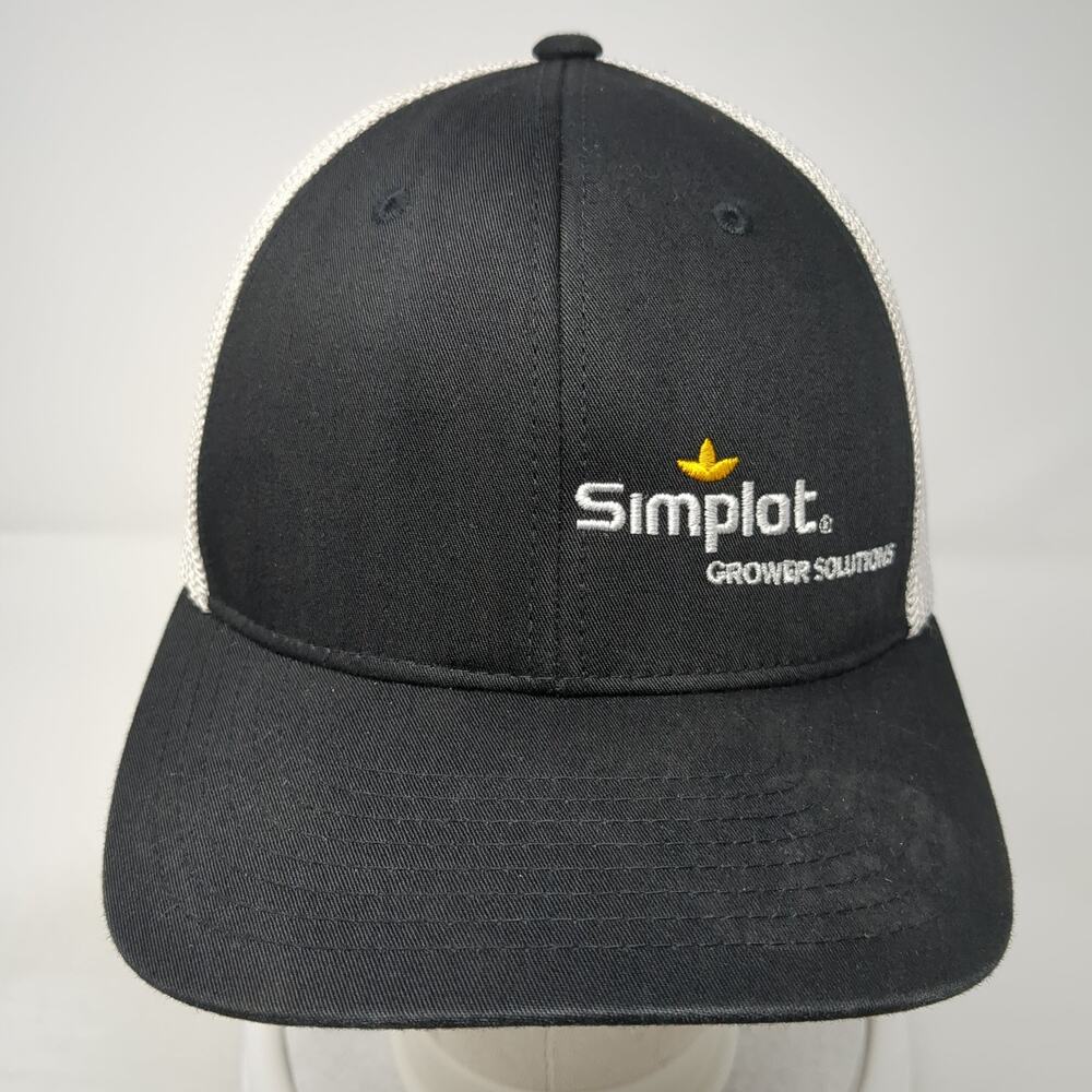 Simplot Grower Solutions Fitted Trucker Hat Black… - image 2